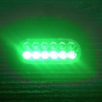 

Light Strobe Light BARS Waterproof IP67 12V-24V 6x 36W Green 12LED Car