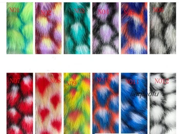 

1500g imitation rabbit fur fox fur plush fabric artificial fur pineapple jacquard fabric