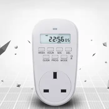 

2019 Auto Power ON/OFF Timing Switch Programmable Digital Timer Switch Energy Saving Smart Power Socket EU/US/UK Plug