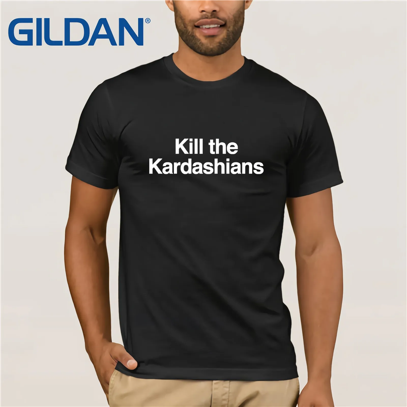 Kill The Kardashians Мужская футболка из органического хлопка с коротким рукавом убийца