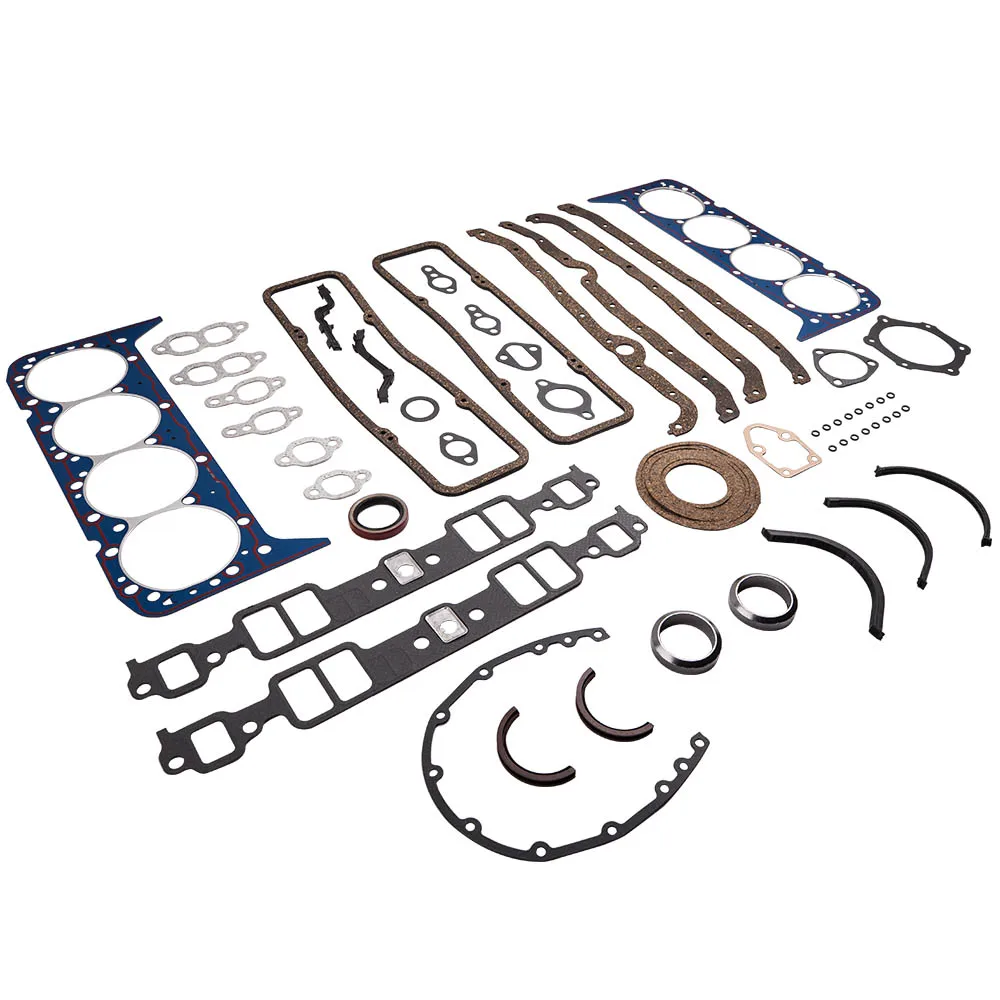 Intake & Exhaust Manifold Gasket for Chevy 283 302 307 327 350 4.6L 4