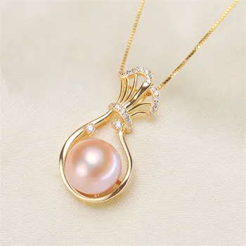 

5PCS/10PCS Wholesale Pearl Pendant Base diy Jewelry Making Bail Beads Cap Connectors Classic Pendants Findings for Women