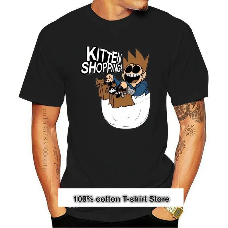New Eddsworld Kitten Shopping Tshirt 