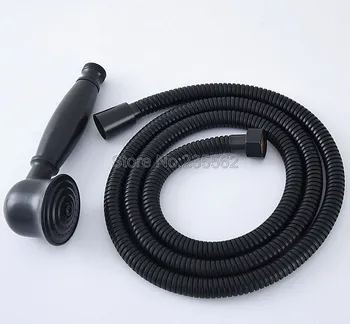 

Black Oil Rubbed Bronze Bathroom Handheld Shower Head for Shower Faucet Hand Spray + 59" (1.5M) Hose Lhh071