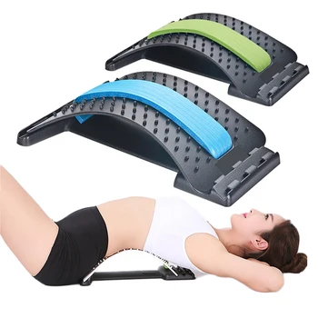 

Back Lumbar Stretch Massager Spine Corrector Stretcher Fitness Relaxation Spine Pain Relief Health Care Corrector Support
