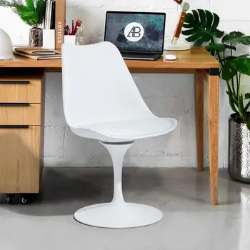 

EGGREE Kitchen Stool Chair Modern Rotating Home Stool PU Leather Bar Chair Simple High Dining Chair Stool Seating Dining Room