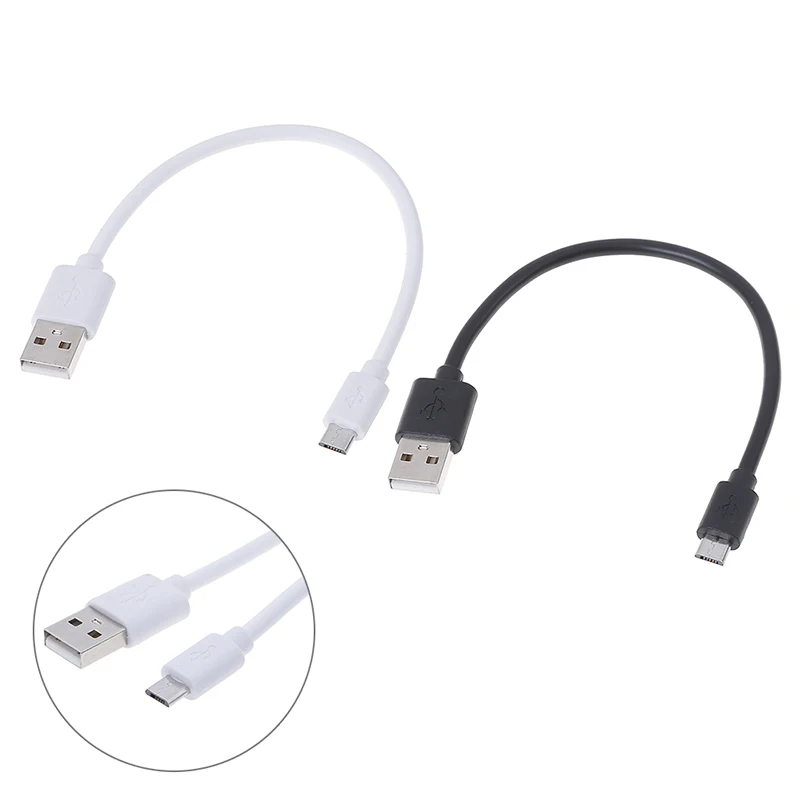 Короткий мини-Кабель Micro USB для Iphone 20 см кабель быстрой зарядки и передачи данных