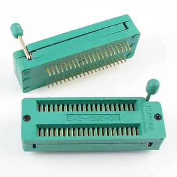 

Gold Plated Pins 1.778mm Pitch 42 Pin DIP Narrow ZIF Test IC Sockets Replaces 1x
