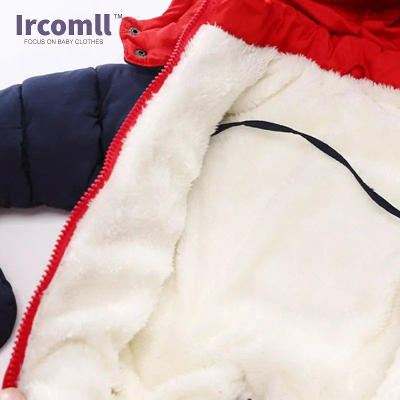 Ircomll/Новинка; Модная одежда для малышей; сезон зима-осень; комбинезон для новорожденных; флисовые комбинезоны; Осенние Комбинезоны; Верхняя одежда для детей