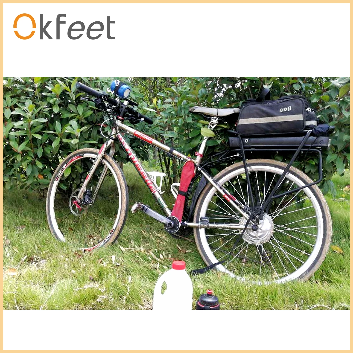Мощная аккумуляторная батарея Okfeet 36 в 48 13 а/ч 16 А/ч для аккумулятора Bafang eBike +