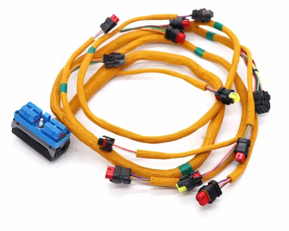 Fast Free shipping! Cat excavator 320D C6.4 motor Wire Harness-320D(C6.4) excavator engine wire line-cat 320D wiring harness