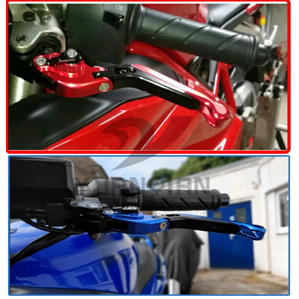 Для поездок на мотоцикле DUCATI 848/EVO 2007-2013 2012 2011 2010 2009 08 ЧПУ Алюминий мотоцикл складной выдвижной тормоз сцепления аксессуары для рычагов