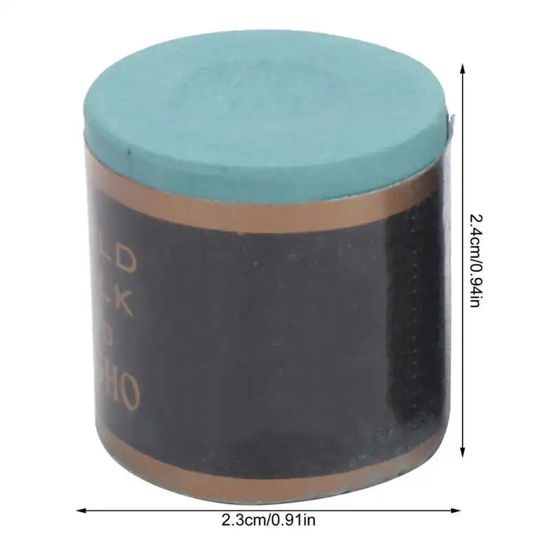 Billiard Chalk Billiard Tips 2pcs Billiard Tips Chalk 2.4x2.3cm No-slip Pool Table Stick Chalk Billiard Accessories Long Service Life
