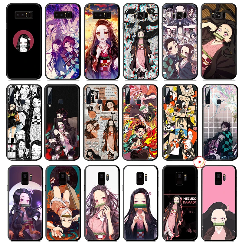 Мягкий силиконовый чехол Nezuko Demon Slayer для samsung Galaxy S10 S10e S9 S8 Plus S7 Edge Note 10 9 8 |