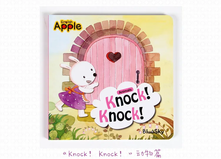 English Picture Book Children enlighten apple English Apple English Board Book CD Support Small Daren Point Reading