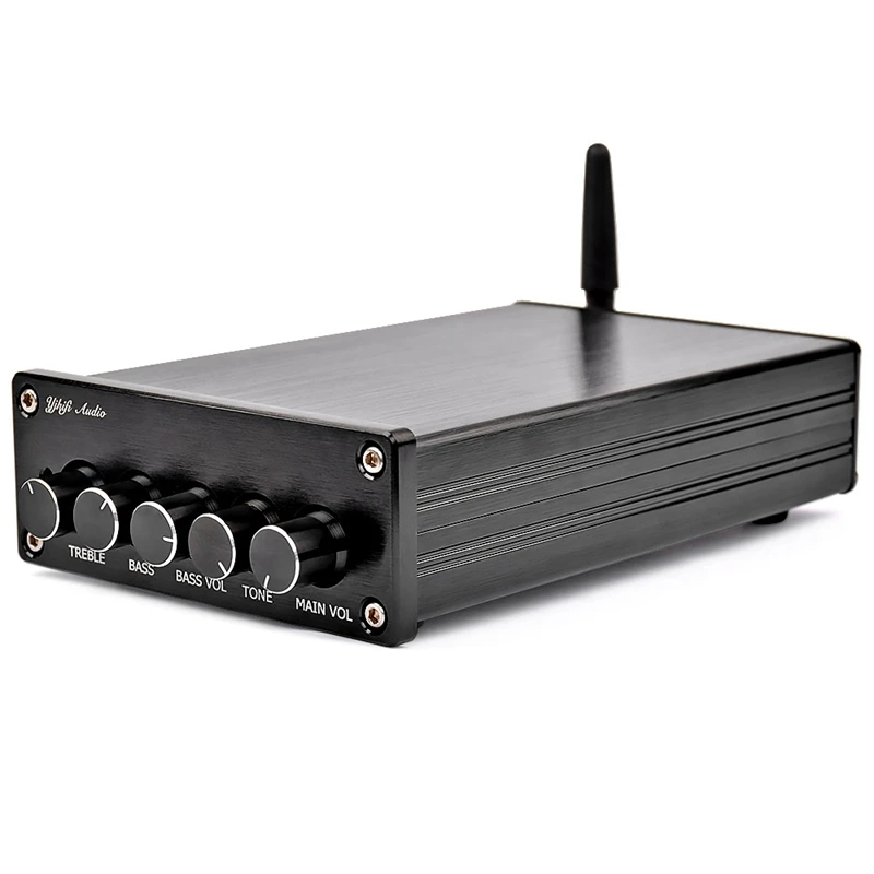 

ABGN Hot-Bluetooth 4.2 Subwoofer Audio Amplifier 100W Hifi Stereo Tpa3116 Digital 2.1 Channel Desktop Power Amplifier Amp 50Wx2