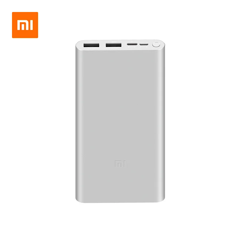 Белый Новинка, Xiaomi Mi внешний аккумулятор 3, 10000 мА/ч, внешний аккумулятор, портативный аккумулятор, быстрая зарядка, 10000 мА/ч, внешний аккумулятор, поддерживает зарядку 18 Вт - Цвет: Белый