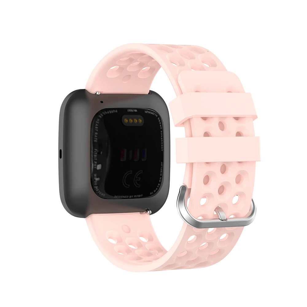 Сменный ремешок для Fitbit Versa 2, мягкий силиконовый водонепроницаемый ремешок на запястье, спортивные аксессуары, ремешок для Fitbit Versa/Versa 2, ремешок