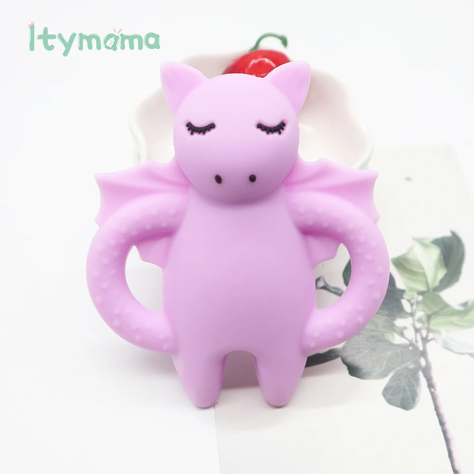 Itymama безопасный Прорезыватель для малышей, игрушки для малышей, без бисфенола, Прорезыватель для зубов, силиконовый прорезыватель, жевательный зуб, уход за зубами, подарок для младенцев