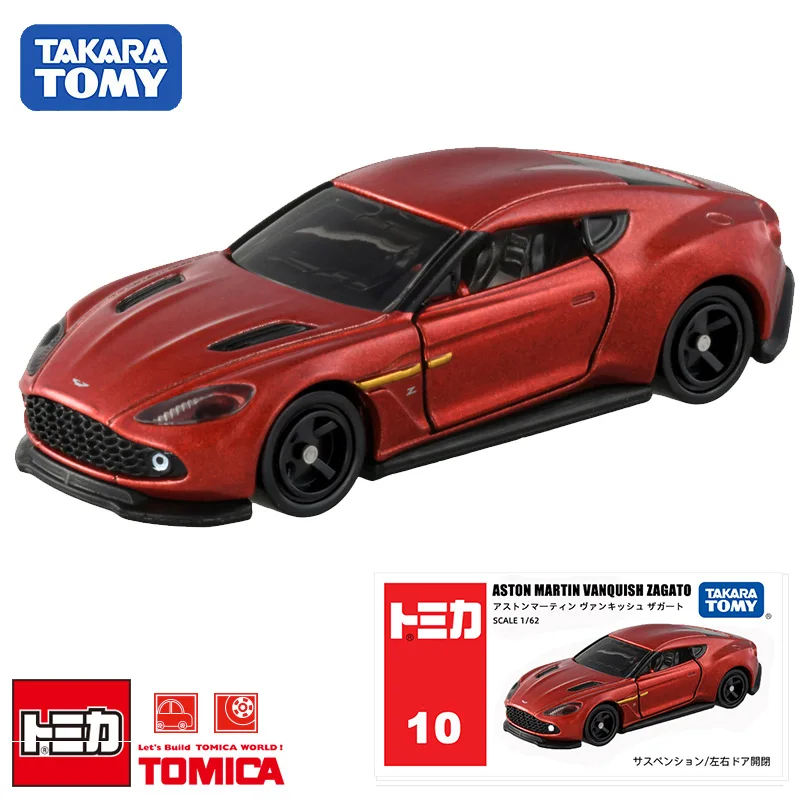Takara Tomy Tomica № 10 Aston Martin Vanquish загато масштаб 1/62 металлическая модель автомобиля под