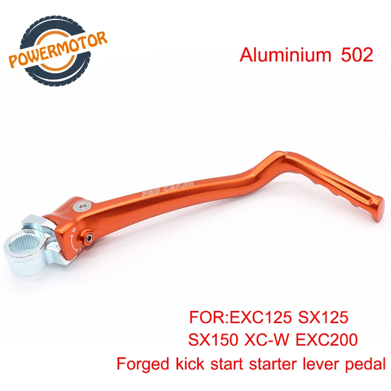 Новая алюминиевая кованая педаль стартера для 125 EXC SX 150 XC 200 XCW Husqvarna TC125 TE125 Motocross |