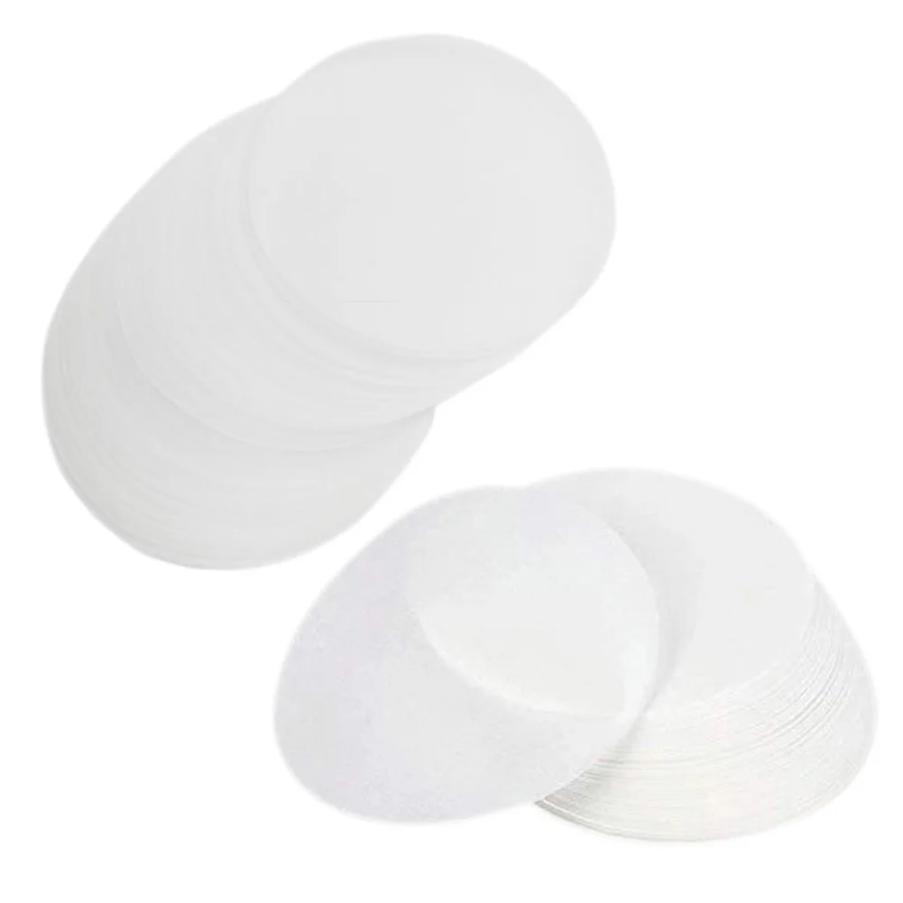100pcs Round Hamburger Oil Blotting Paper Bbq Grill Paper Absorbing Sheet Non-stick Easy To Take For Kitchen Supplies