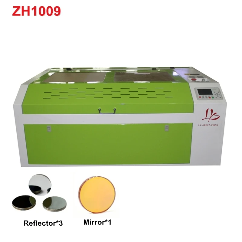 ZH1009 pack RECI 100 Вт 1060 Co2 лазерная резка машина DSP off line управление гравер водяное охлаждение 17HW4410H шаговый двигатель - Цвет: ZH1009 pack