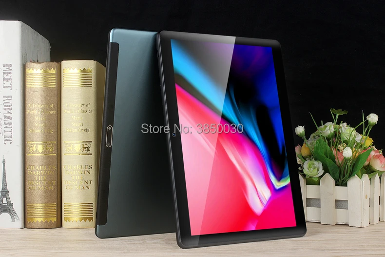 gaming tablet Free Shipping Tablet 6G RAM 128G ROM 4G Phone Call Dual SIM Cards 10 inch 2.5D Glass Android 9.0 OS 2.5D IPS GPS Tablet 10 10.1 most popular android tablets