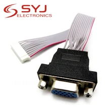 1 pz/lotto 12P a 15 p vga femmina d-sub adattatore pin pin vga connettore lunghezza 150mm cavo corto per lcd led fai da te disponibile