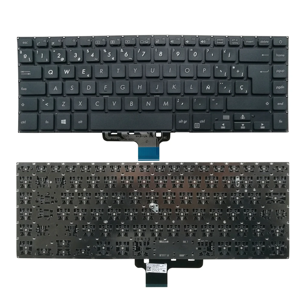 

OVY SP US laptop keyborad for AUSU for VivoBook 15 X510UA X510UQ F510UA S510 X510 p/n:0KNB0-412BBR00 AEXKG600010 9Z.NDXSQ.618