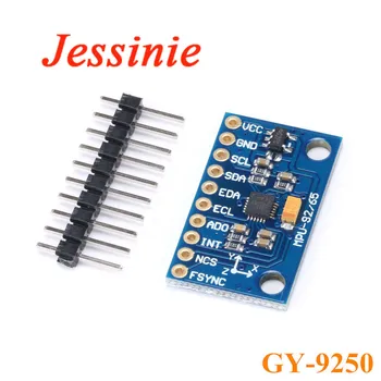 

10 pcs SPI/IIC GY-9250 MPU 9250 MPU-9250 9-Axis Attitude +Gyro+Accelerator+Magnetometer Sensor Module MPU9250