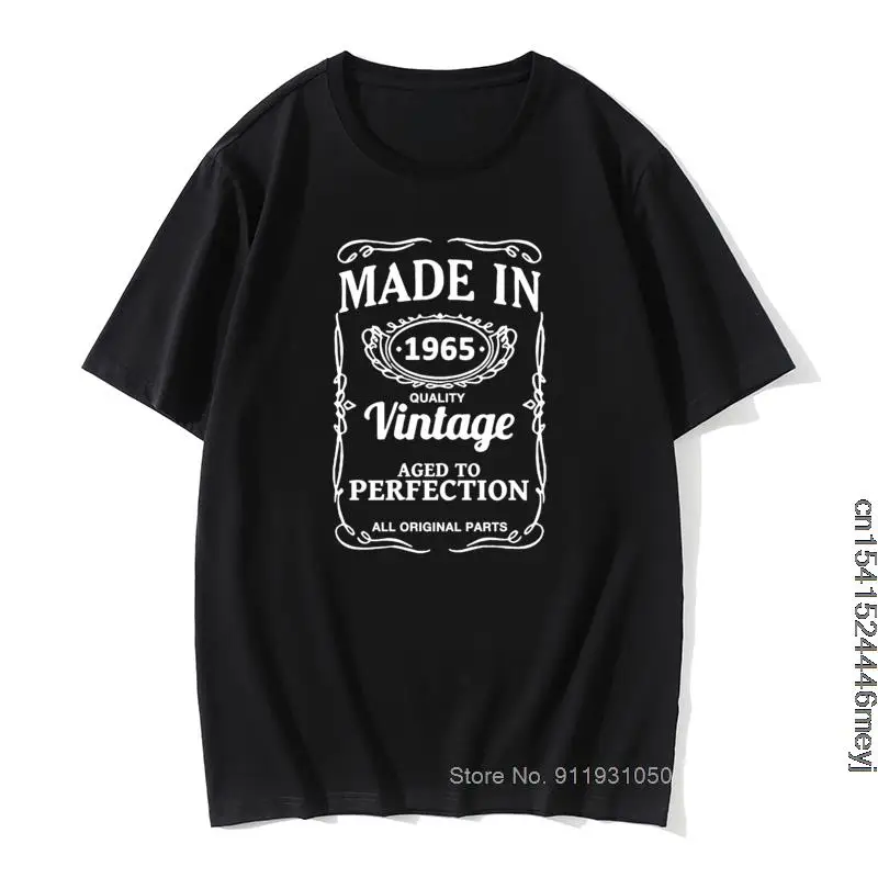 

Born in 1965 BIRTHDAY Design T-shirt / Tee / Aged To Perfection / Xmas / Party /XS-XXXL Oversized size