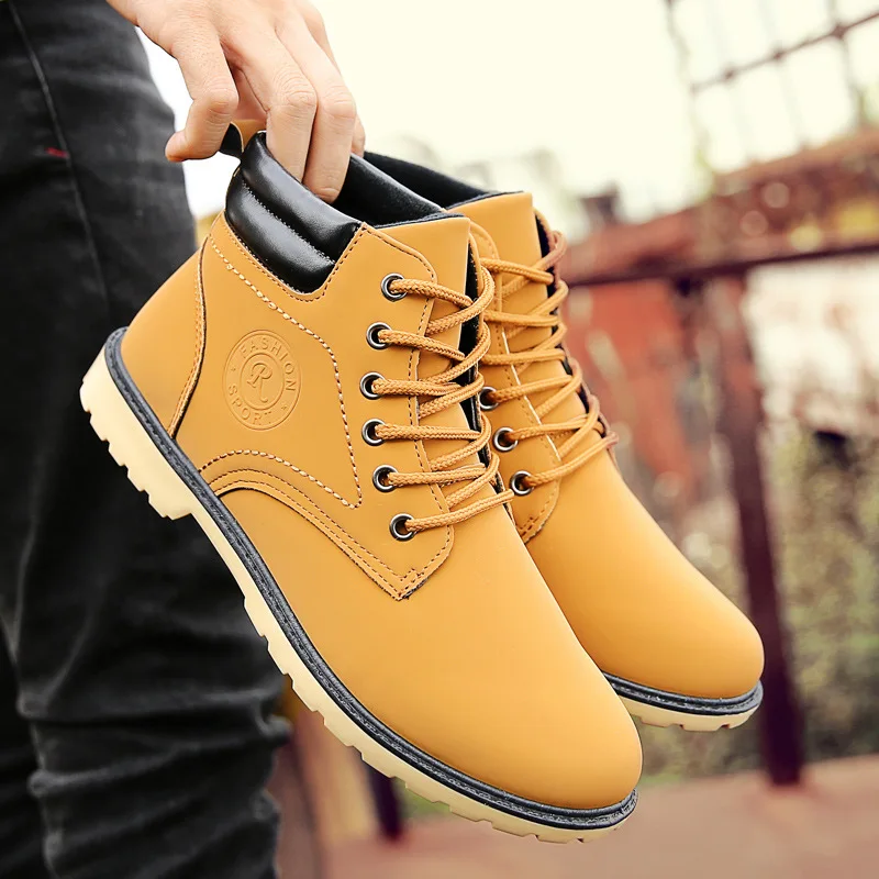 

2019 Autumn And Winter High-top Board Shoe MEN'S Casual Shoes Korean-style Versatile Martin Boots Trendy Shoes Comfortable Shoe