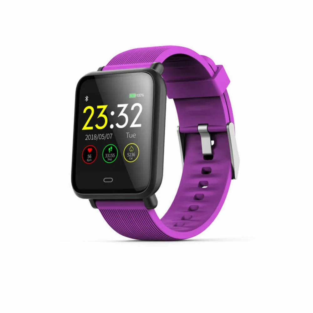 Смарт-часы smartband Q9 с цветным экраном, водонепроницаемые спортивные часы, пульсометр для Android/IOS, часы Relogio