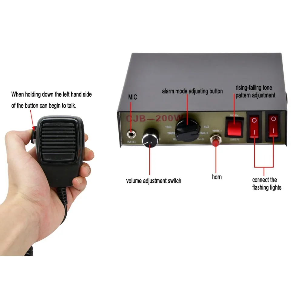 CJB-200W 主机 + 8角喇叭 - 3