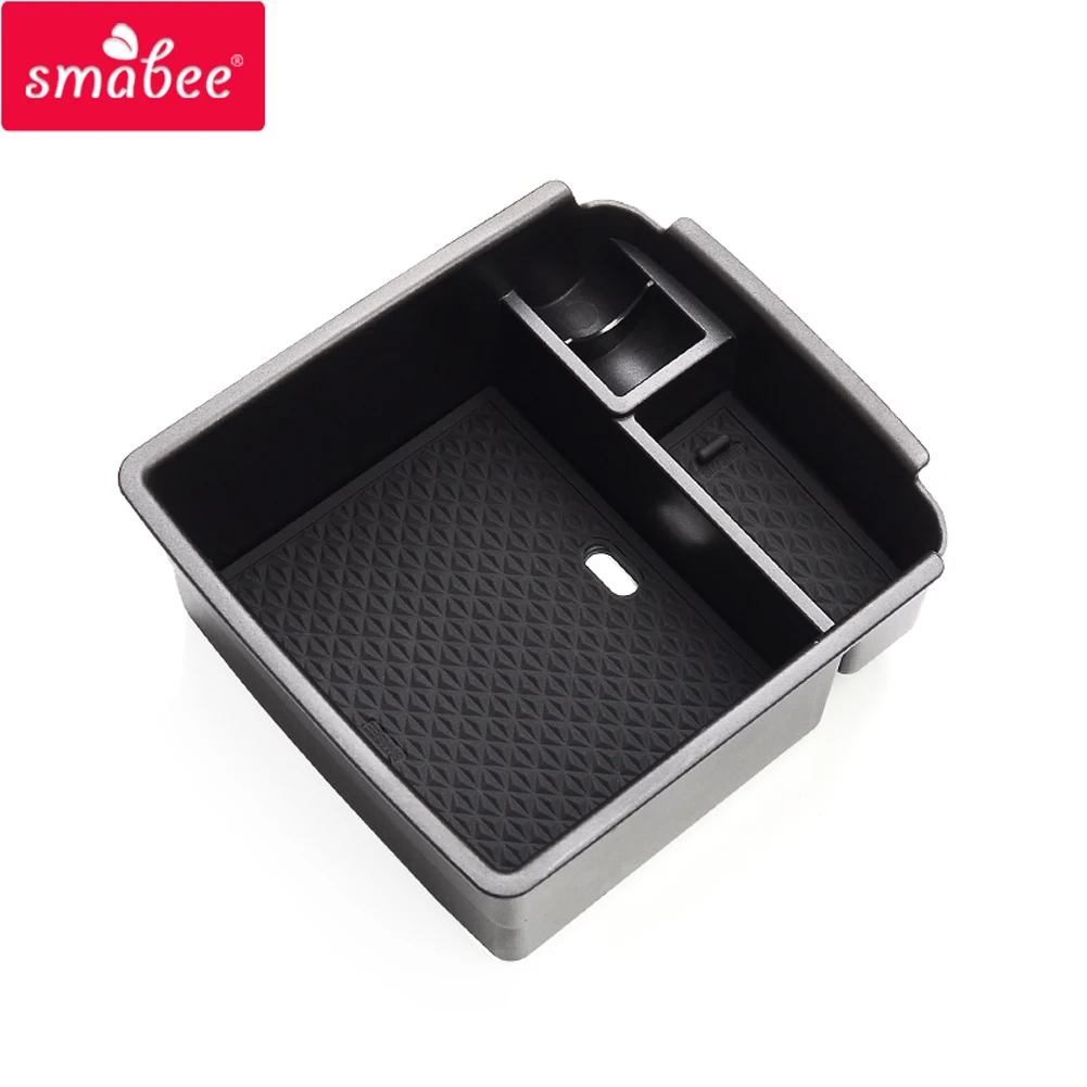 Smabee Car Armrest Storage Box for Seat Tarraco 2019 - 2020 for Tiguan 2016 - 2020 Central Console Organizer Stowing Tidying