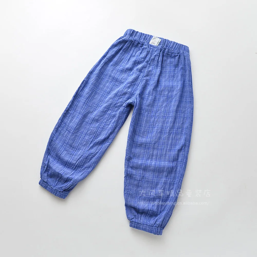 0421-07 Childrenswear Summer New Style Soft And Comfortable Girls Multi-color Elastic Waist Anti Mosquito Pants