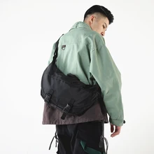 Fashion Crossbody Bags for Men Multifunction Waterproof Large Shoulder Bags Streetwear Male Nylon Messenger Chest Bags Bolsa