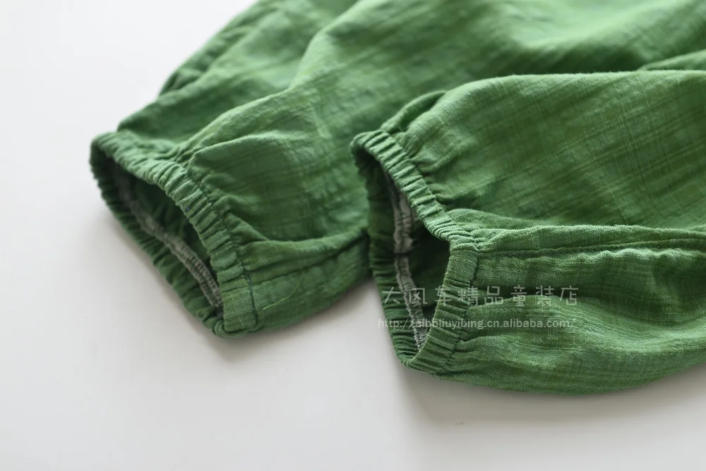0421-07 Childrenswear Summer New Style Soft And Comfortable Girls Multi-color Elastic Waist Anti Mosquito Pants