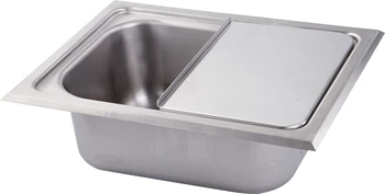 

RV Caravan Camper Boat SS Hand Wash Basin Kitchen Sink With Lid 463*348*150mm GR-573B
