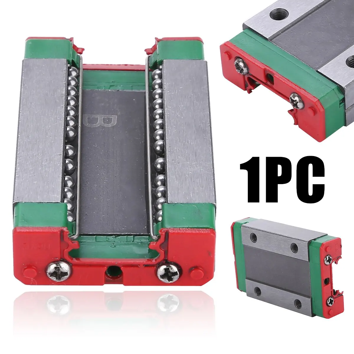 1Pc Sliding Block MGN12H Steel Sliding Block Durable Linear Guide 43x26x10mm For Linear Bearing CNC XYZ DIY Hardware Accessories