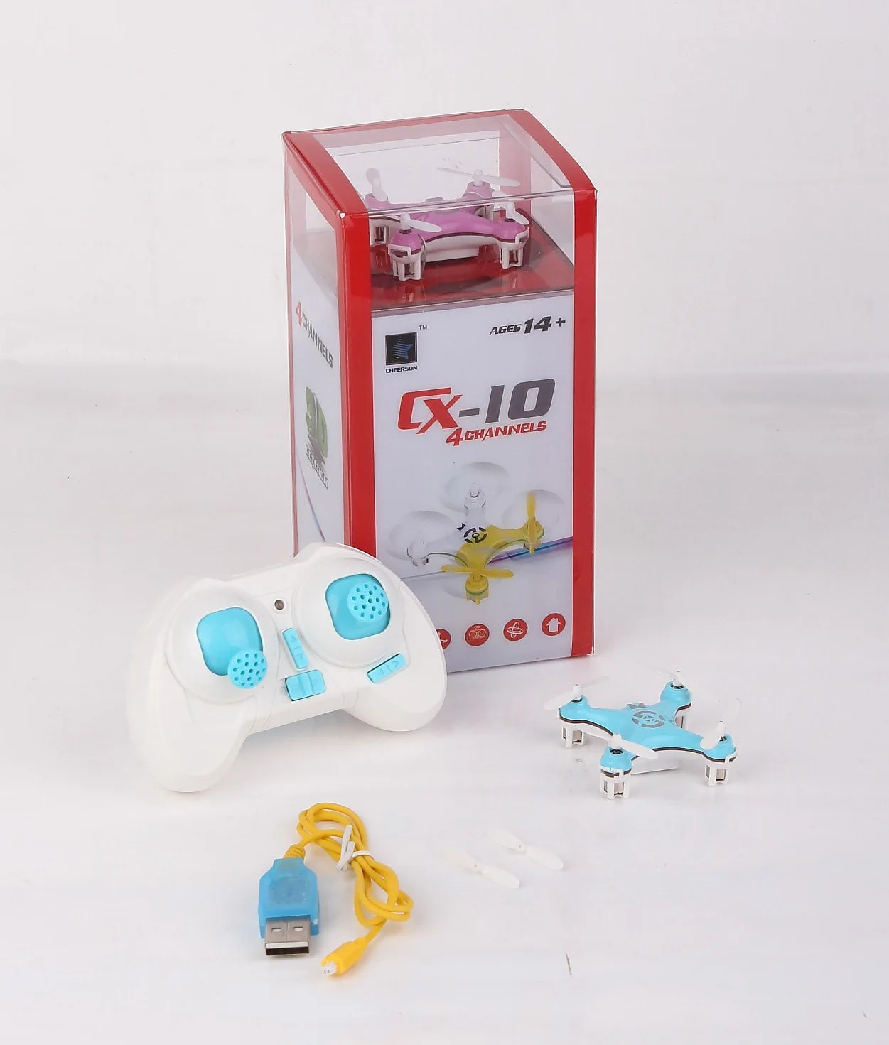 

2.4G Mini Quadcopter CX10 Remote Control Flight Helicopter Aviation Model CHILDREN'S Toy Cx-10