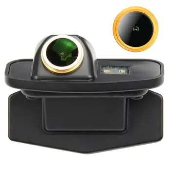 

Freezzmi Golden HD Car Rear View Backup Camera Plate Light for Honda CRV CR-V Crosstour Fit Jazz Jade Odyssey CRV Elysion