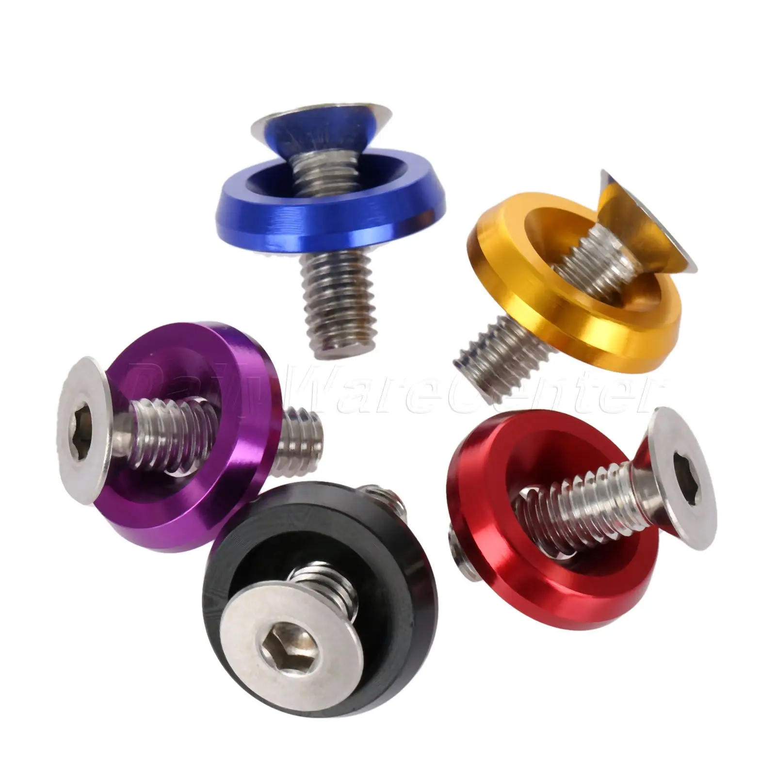 20 шт. M6X15mm модифицированные шестигранные крепежные детали для автомобиля шайба