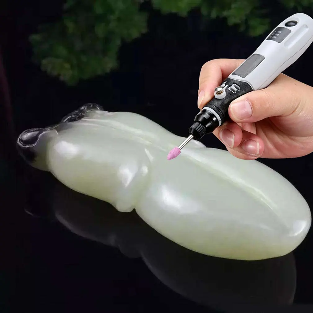 DIY Multifunction Electric Grinder Polishing Wood Carving Mini Wireless Engraving Pen Drilling Jewelry Crafting USB Charging