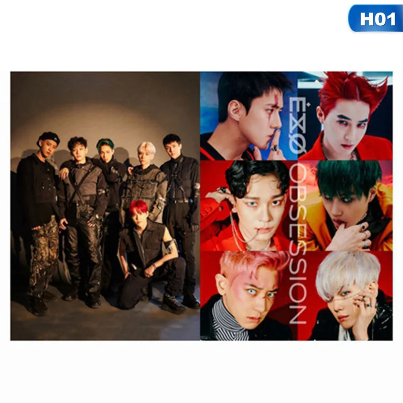 KPOP EXO 6 й альбом официальный A5 ноутбук вентиляторы Подарочная коллекция