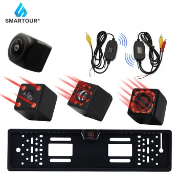 

Smartour New HD Night Vision Car Rear View Camera 120 Wide Angle Reverse Parking Camera Waterproof CCD LED Auto Backup Monitor