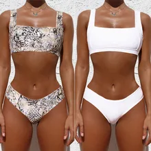 Двухсекционный бикини, пуш-ап, купальник с высокой талией, женский купальник, бикини, новинка