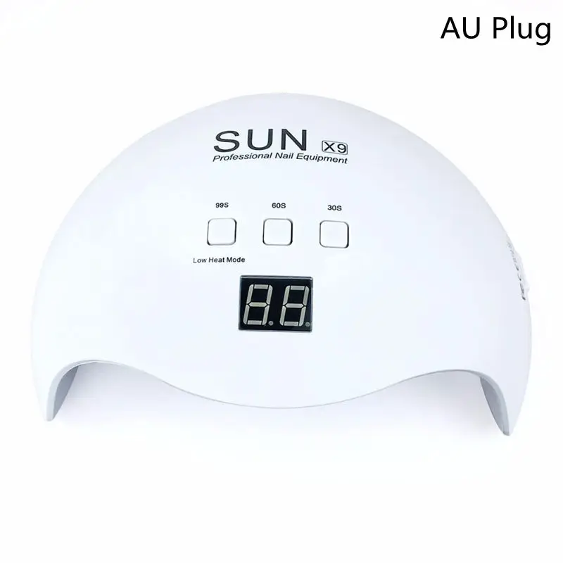 AU Plug Manooby 48 Вт Сушилка для ногтей SUNX9 светодиодный Светодиодный аппарат для фототерапии для всех ногтей - Цвет: AU Plug