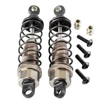 Amortiguadores Para Coche RC 1/10 - Juego De 2 Unidades, 85 Mm, Aleación De Aluminio - Resorte Y Presión De Aceite Ajustables